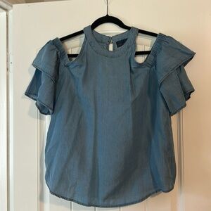 Chambray Top